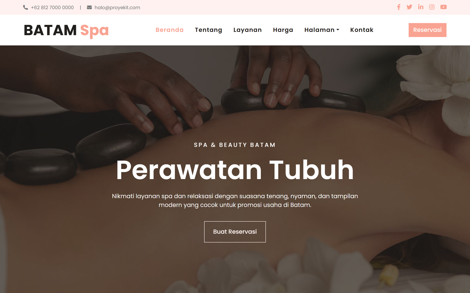 Spa Website
